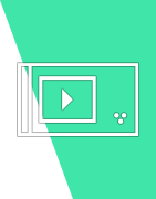 Video Brochures business card format - Card